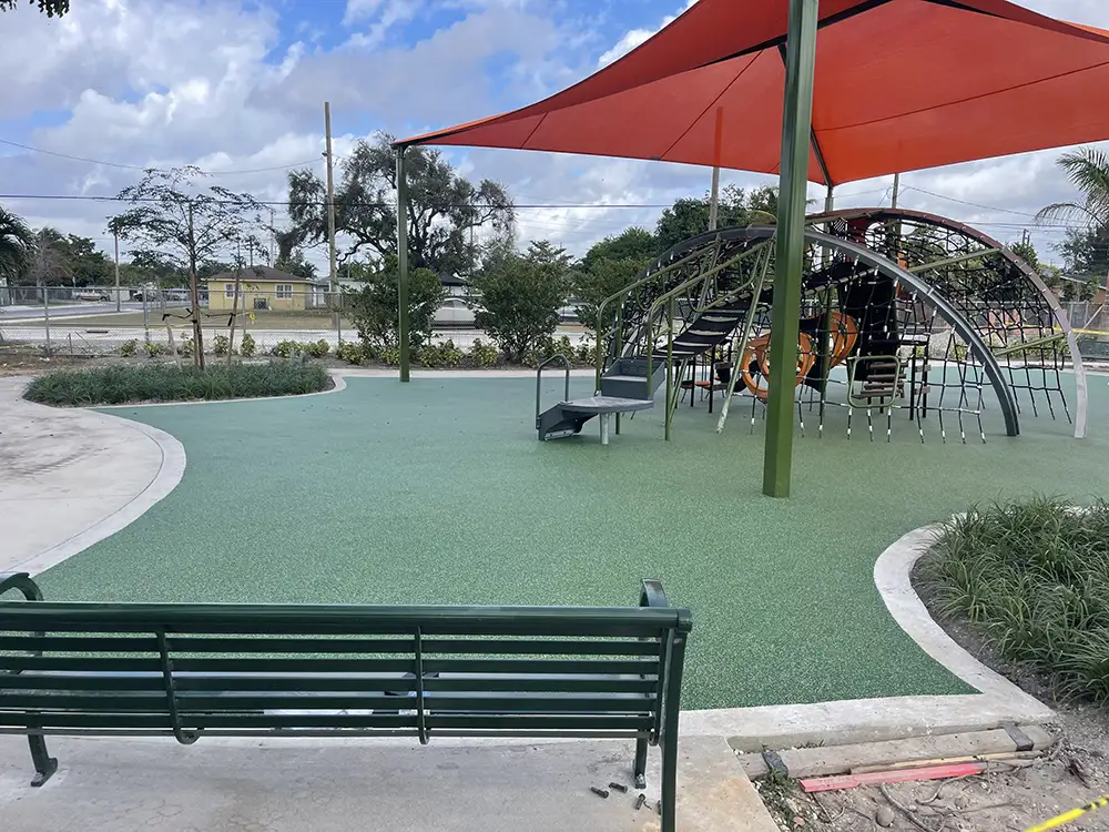 Commercial playground pebbleflex