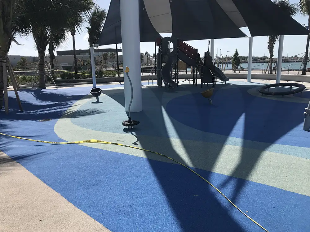 Commercial playground pebbleflex