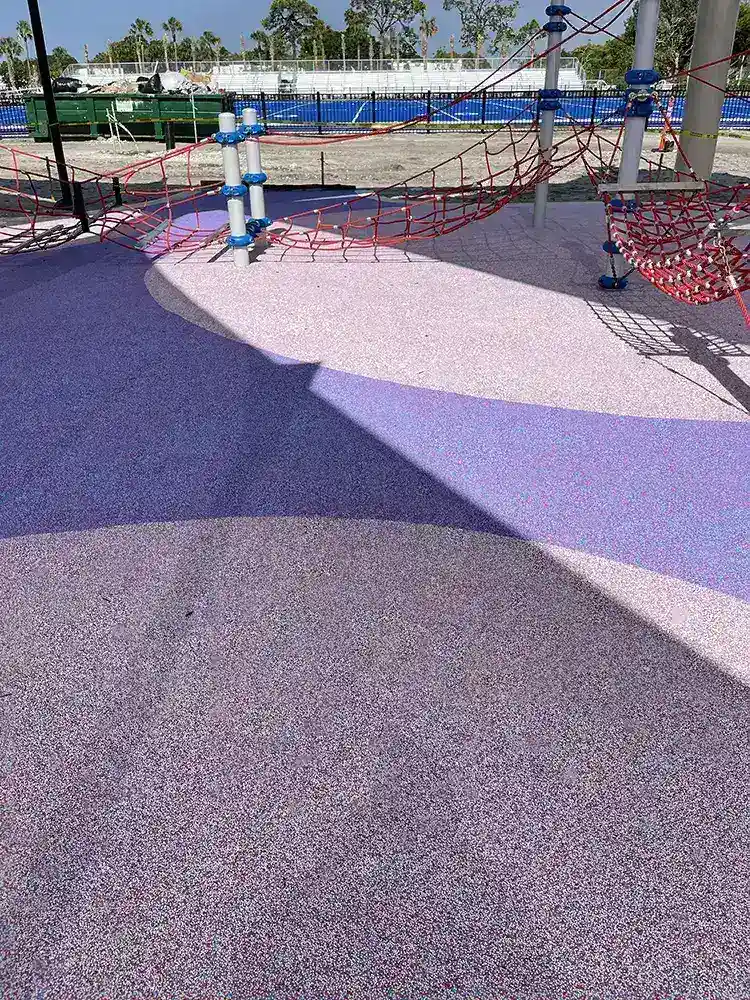 Commercial playground pebbleflex