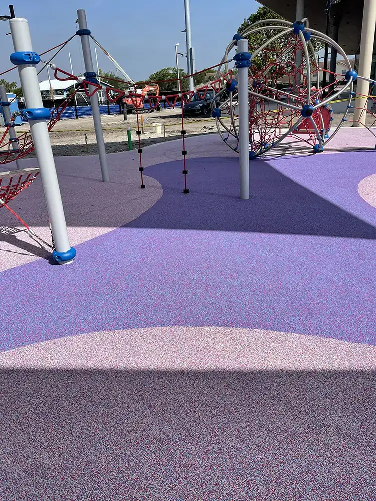 Commercial playground pebbleflex