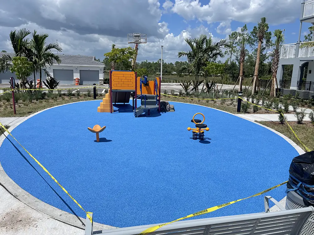 Commercial playground pebbleflex