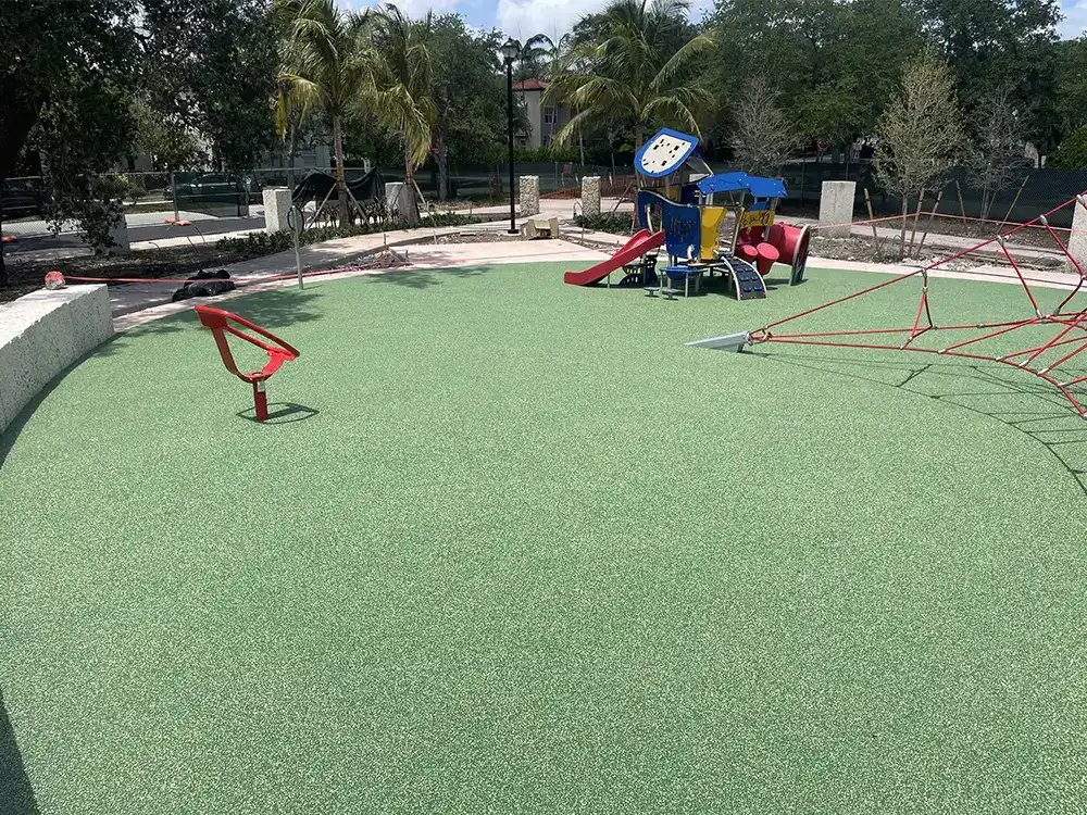 Commercial playground pebbleflex