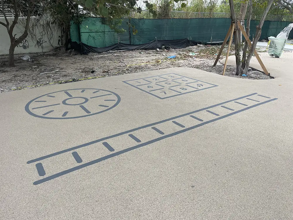 Commercial playground pebbleflex