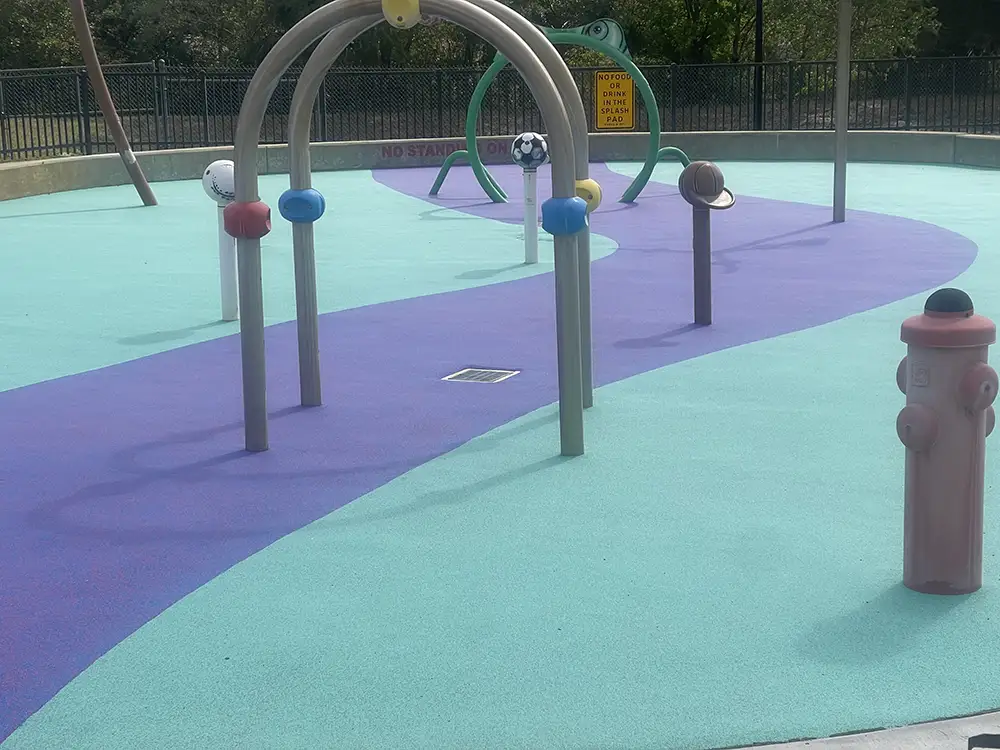 Commercial splashpad aquaflex