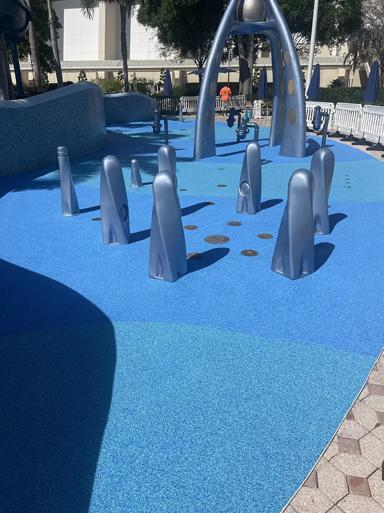 Commercial splash pad aquaflex