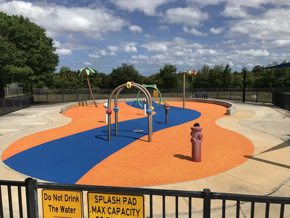 Commercial splash pad aquaflex