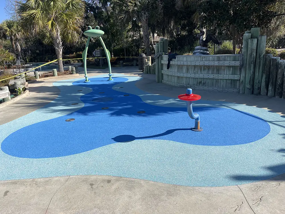 Commercial splash pad aquaflex