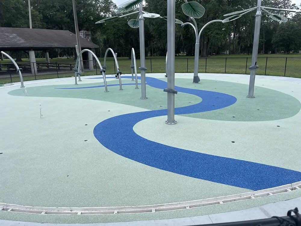 Commercial splashpad aquaflex