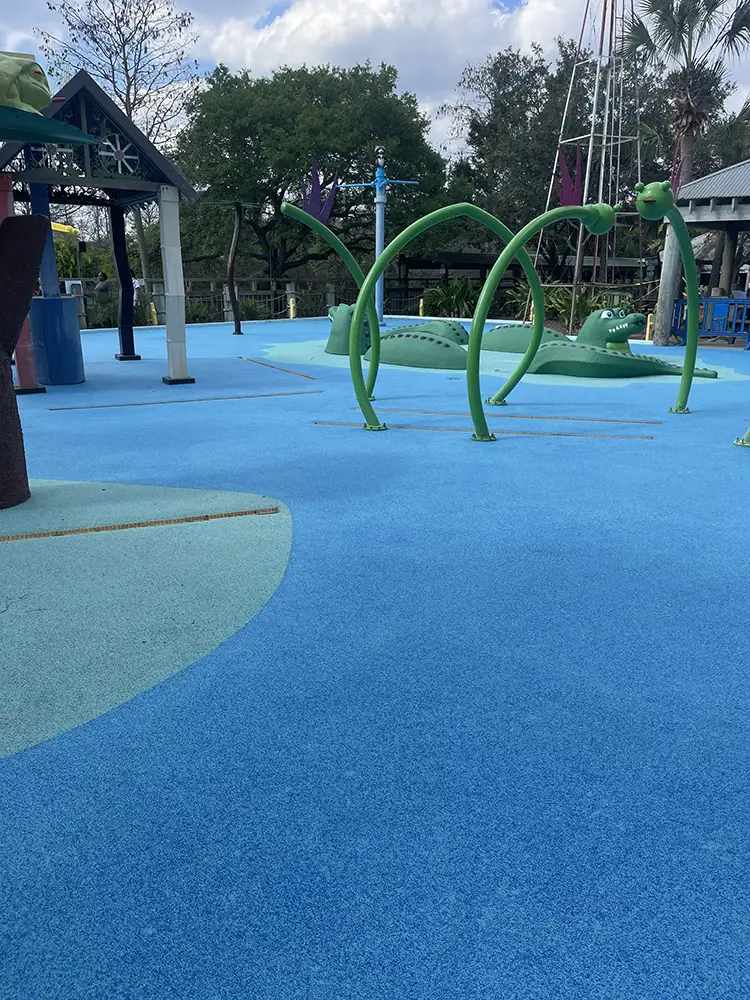 Commercial splash pad aquaflex