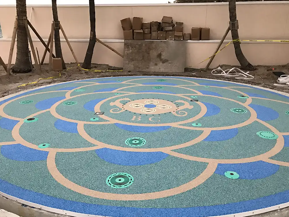 Commercial splashpad aquaflex