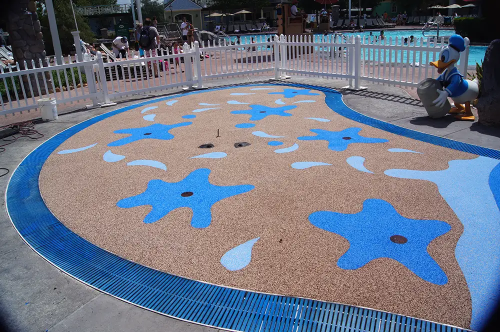Commercial splashpad aquaflex