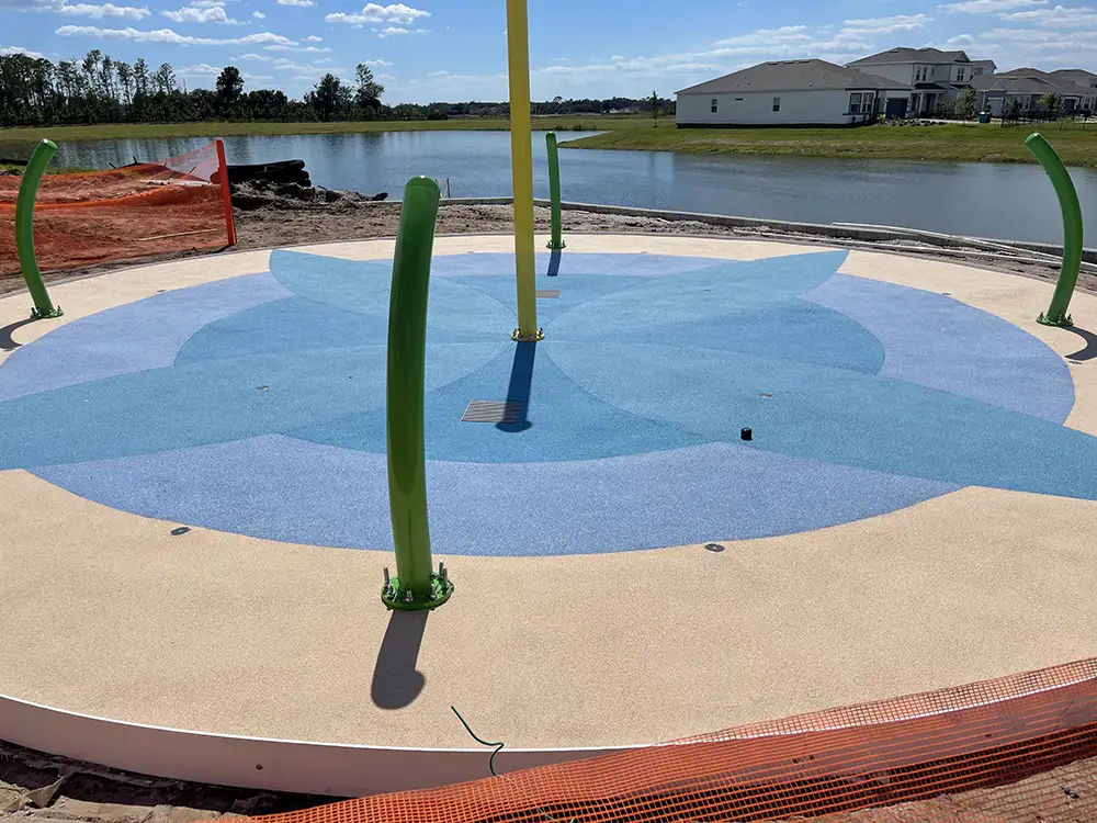Commercial splashpad aquaflex