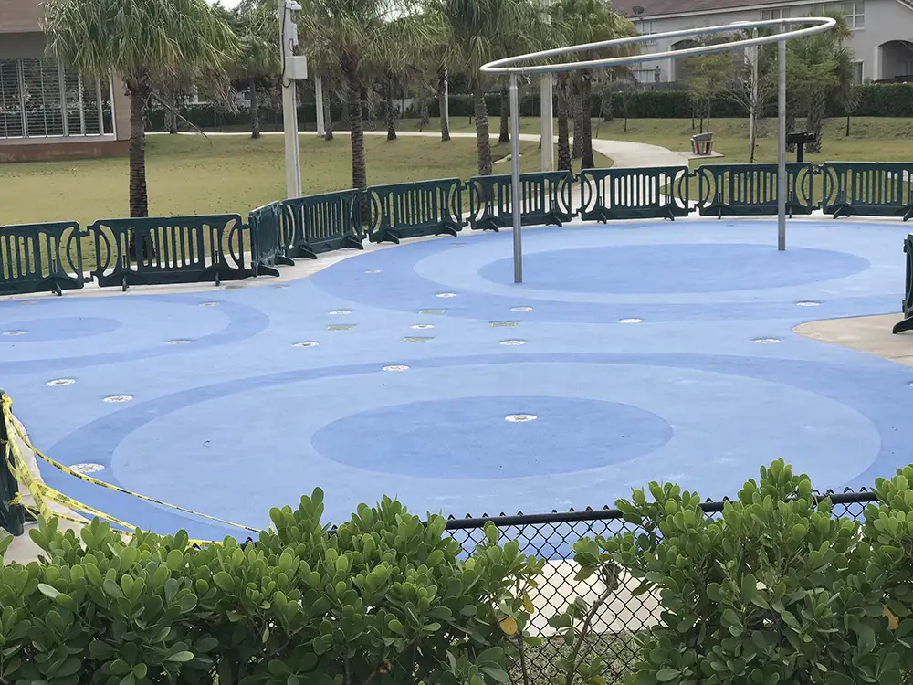 Commercial splash pad aquaflex