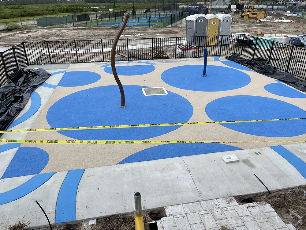 Commercial splash pad aquaflex